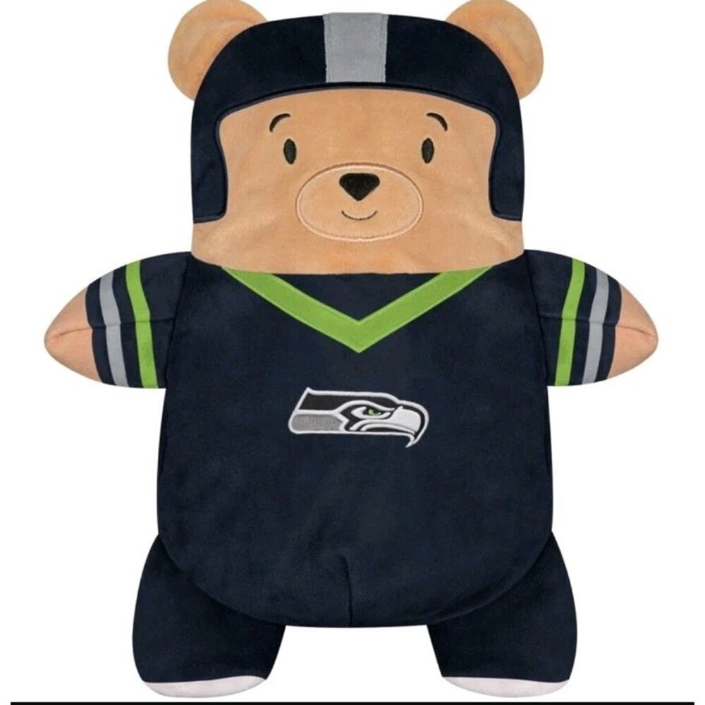 3T SEATTLE SEAHAWKS Cubcoats 2-in-1 Transforming Full-Zip Hoodie & Soft Plushie